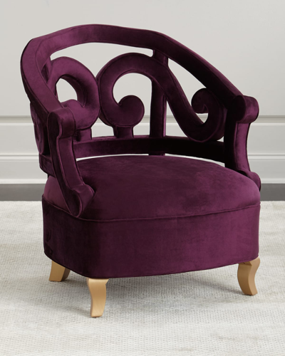 Haute House Avignon Chair In Purple