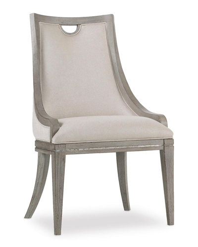 Hooker Furniture Juliet Side Chair, Set Of 2 In Gray Metallic