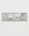 John-richard Collection Falling Branch Eglomise Console In Multi