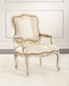 Massoud Lacy Bergere Chair In Cream