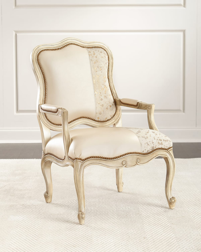 Massoud Lacy Bergere Chair In Neutral
