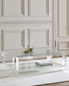 Interlude Home Surrey Acrylic Cocktail Table In Clear