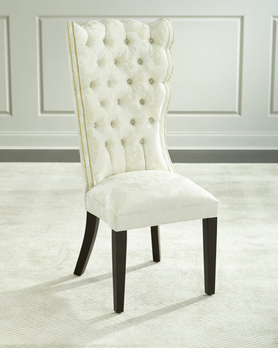 Haute House Trouserages Damask Dining Chair, Ivory