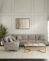 Massoud Molly Right-side Sectional Sofa In Gray