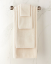 Matouk Marcus Collection Luxury Face Cloth In Ivory