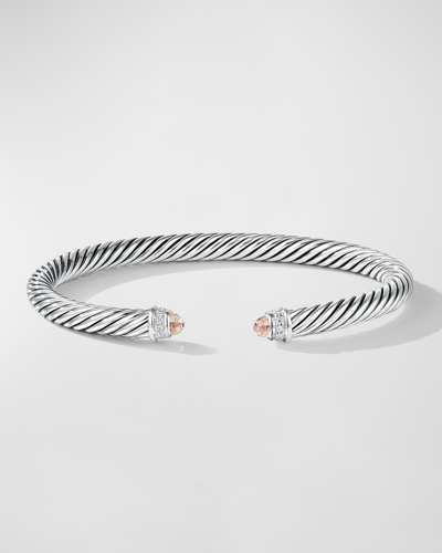 David Yurman 5mm Cable Classic Bracelet In Silver