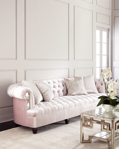 Haute House Mia Tufted Sofa 118.5" In White