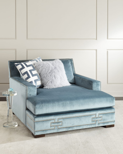 Massoud Finella Chaise In Blue