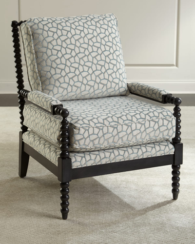 Massoud Carden Spindle Chair In Gray