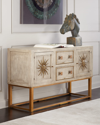 Peninsula Home Collection Augusta Sol Buffet In Sand
