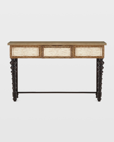 Peninsula Home Collection Adella Soleil Console In Sand