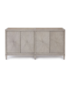 Hooker Furniture Starburst Pattern Console In Light Gray