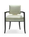 Caracole Reserved Seating Arm Chair In Grey