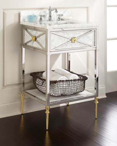 Ambella Evangelina Petite Sink Chest In White