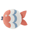Eastern Accents Celerie Kemble Kissing Fish Tambourine Left Pillow In Coral
