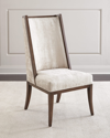 Massoud Loreta Dining Side Chair In Light Gray
