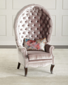 Haute House Papillion Tufted Chair In Amethyst