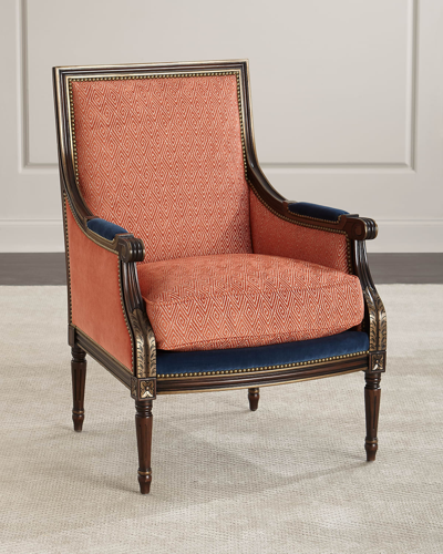 Massoud Reneta Accent Chair In Orange