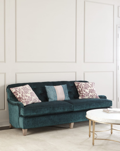 Massoud Beryl Sofa 85" In Teal