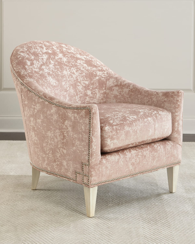 Massoud Jenesis Accent Chair In Pink