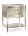 Caracole Shining Star Night Stand In Silver