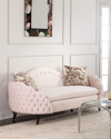 Haute House Xenia Sofa 88" In Blush