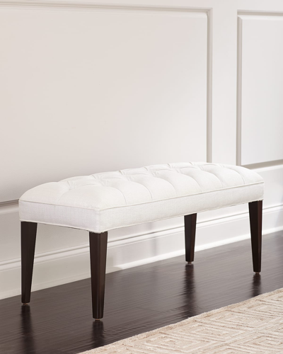 Haute House Glownessa Ottoman In Ivory