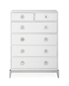 Jonathan Adler Channing 6-drawer Tall Dresser In White