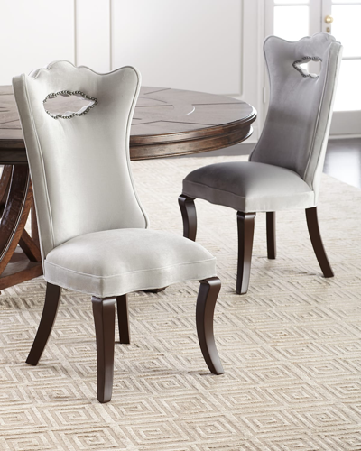 Haute House Celeste Dining Chair In Light Gray