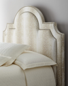 Massoud Maurice Animal-print King Headboard In Fawn Tan