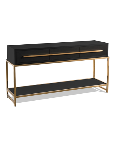 John-richard Collection Midnight Console Table In Black
