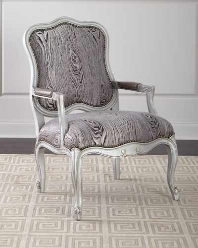 Massoud Tora Bergere Chair In Gray