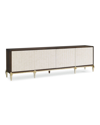 Caracole For Your Viewing Pleasure Console In Brown/white