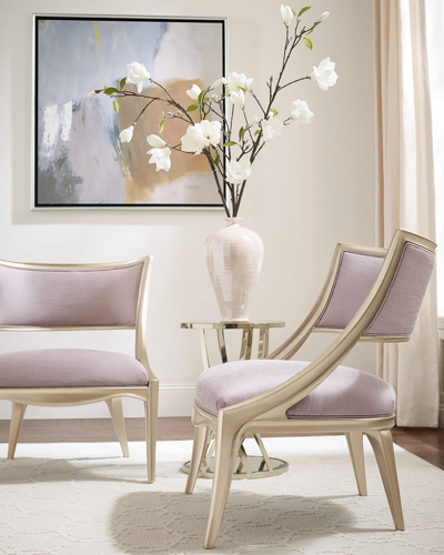 Caracole Adela Accent Chair In Lilac