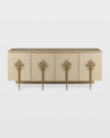 Ambella Sapling Entertainment Console In Champagne