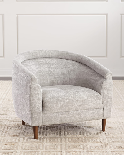 Interlude Home Capri Chair In Gray