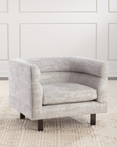 Interlude Home Ornette Chair In Gray