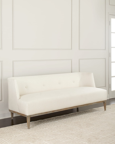 Interlude Home Chloe Sofa 80.5" In White