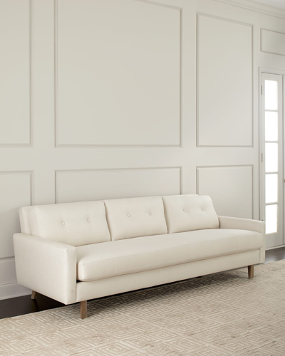 Interlude Home Aventura Sofa 93" In White
