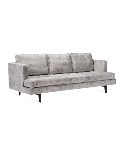 Interlude Home Ayler Sofa 85" In Gray Chenille