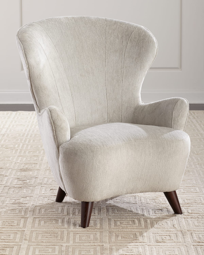 Interlude Home Ollie Chair In Neutral