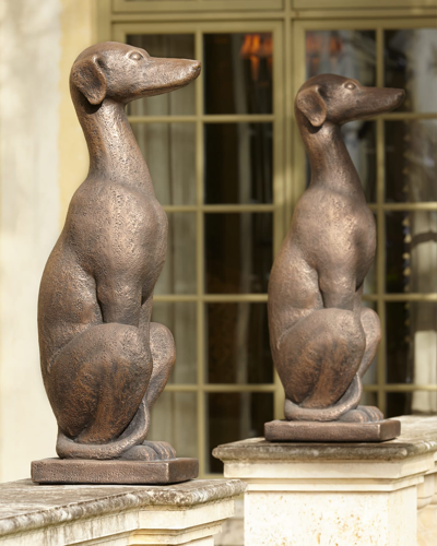 The Phillips Collection Greyhound Dog Bronze Sculpture
