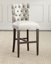 Haute House Pantages Bar Stool In Silver