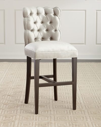Haute House Pantages Bar Stool In Silver