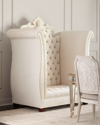 Haute House Ella Tufted Loveseat In Cream