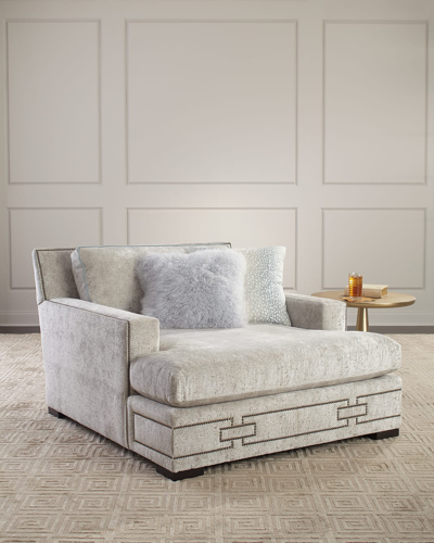 Massoud Larkin Chaise In Gray