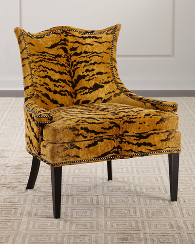 Massoud Audra Accent Chair In Gold