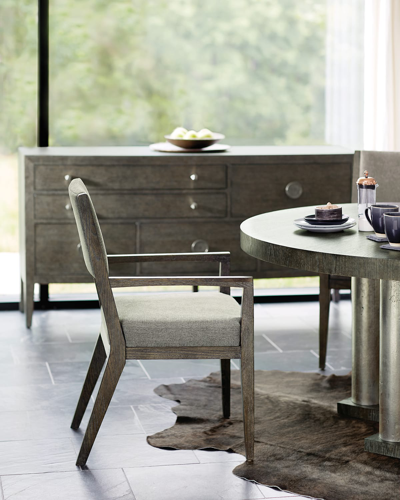 Bernhardt Linea Dining Console In Charcoal
