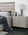 Bernhardt Linea Floating Night Stand In Gray
