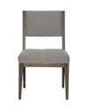 Bernhardt Linea Side Chair In Charcoal